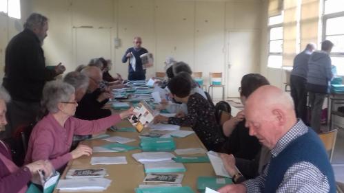 De nombreux bénévoles